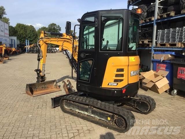 Sany SY26U Minigraafmachines < 7t