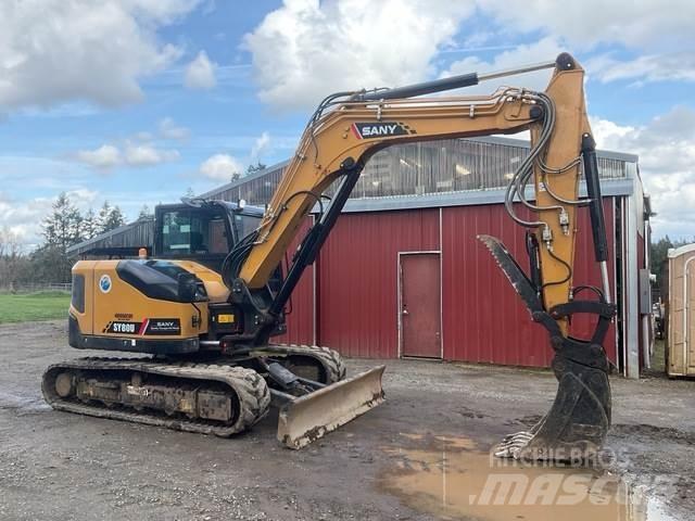 Sany SY80U Rupsgraafmachines
