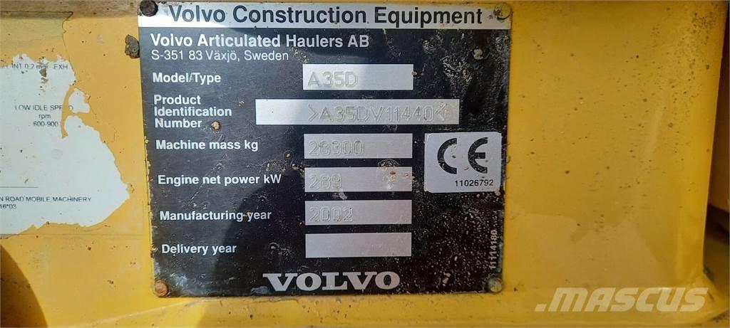 Volvo A35D Knik dumptrucks