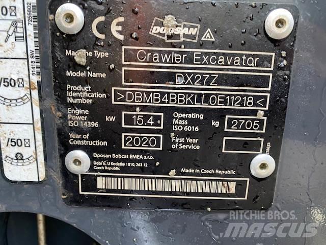 Doosan DX27Z Bouw - Overige