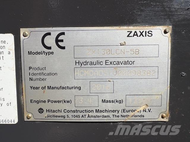 Hitachi ZX130-5 Rupsgraafmachines