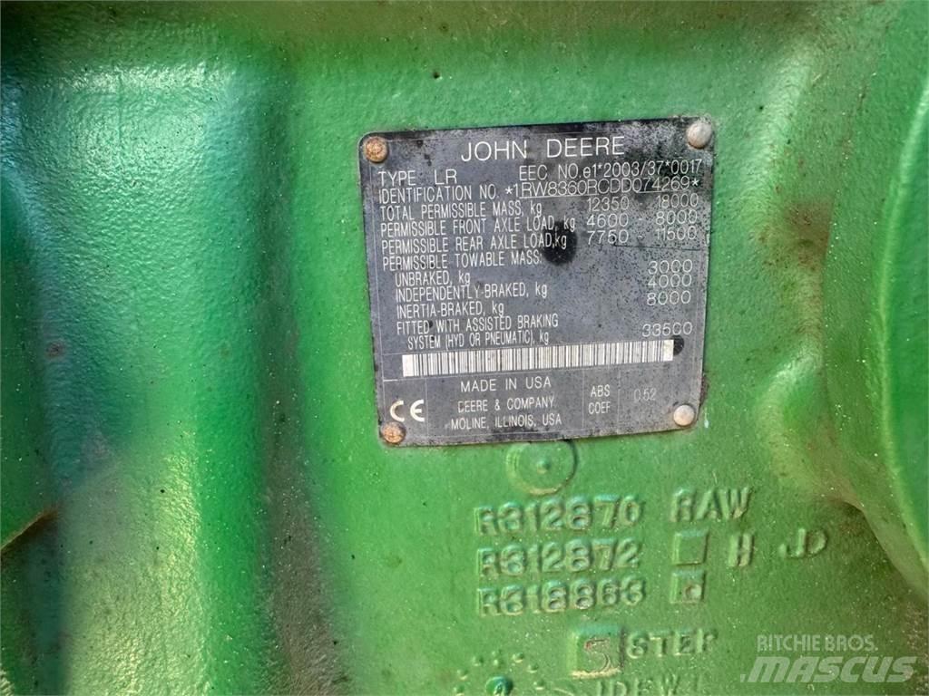 John Deere 8360R Tractoren
