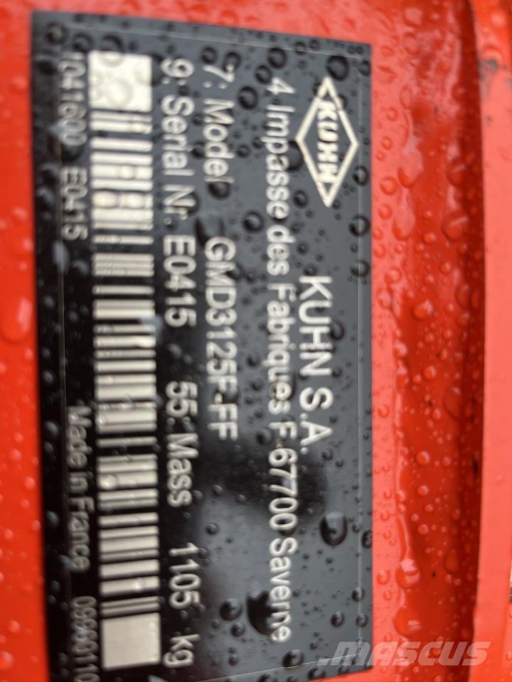 Kuhn GMD 3125 F Zwadmaaiers