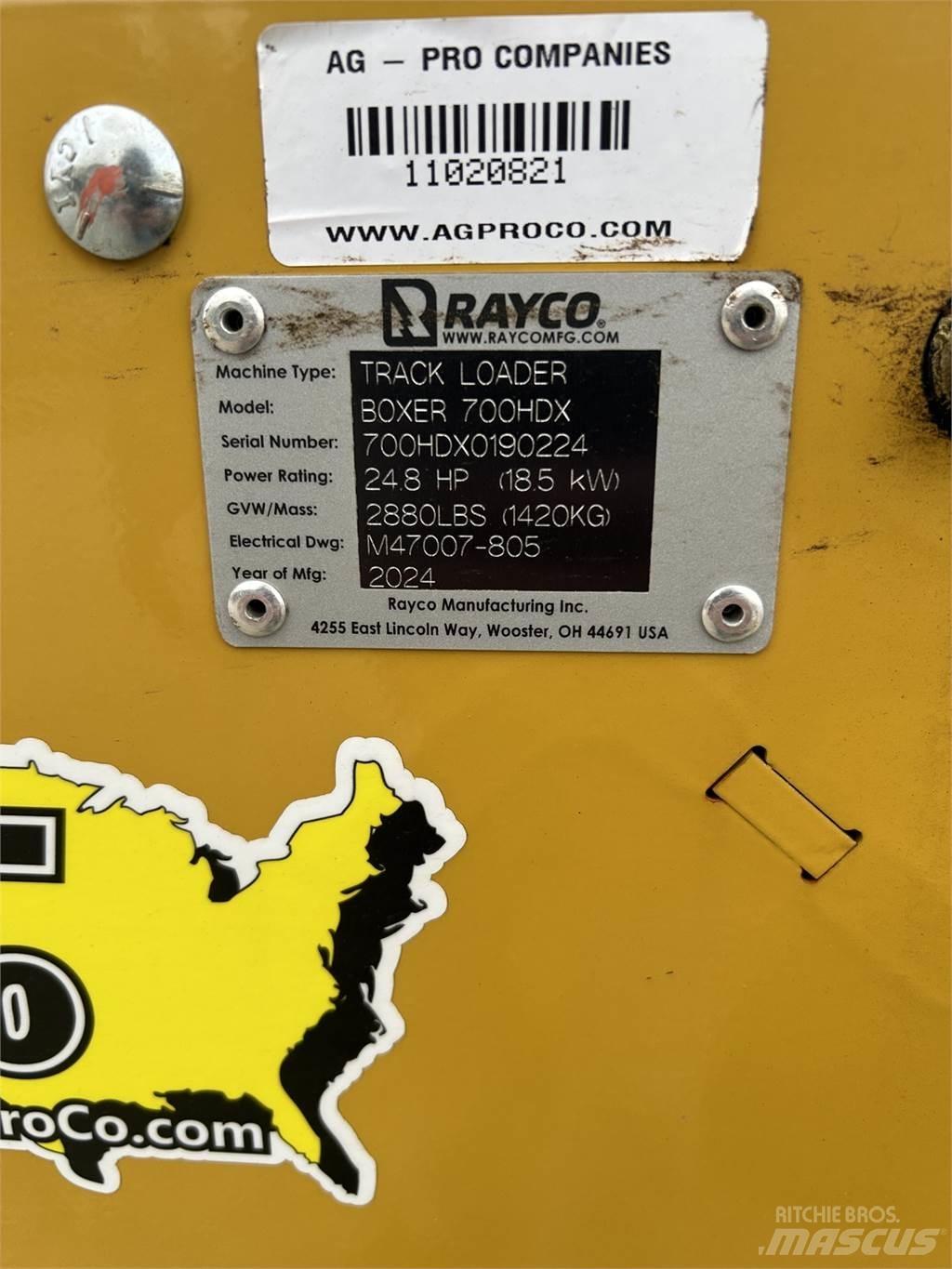 Boxer 700HDX Minigraafmachines < 7t