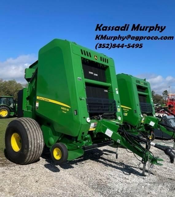 John Deere 460M Ronde-balenpersen