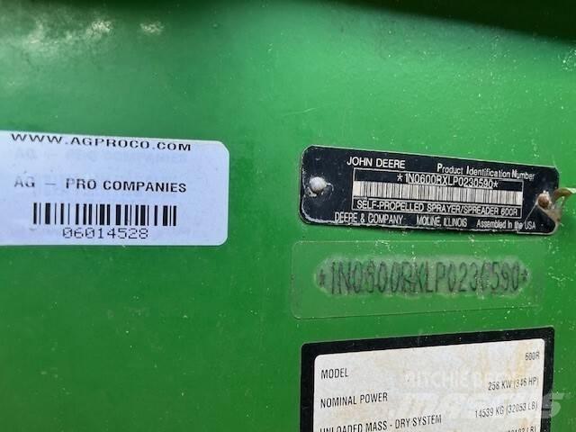 John Deere 600R Getrokken spuitmachines