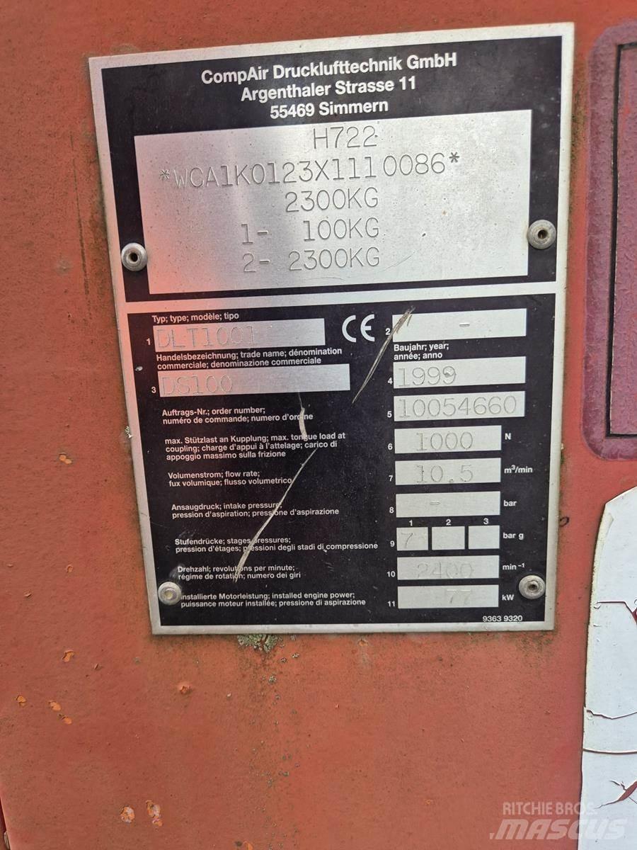 Compair DS100 Compressors