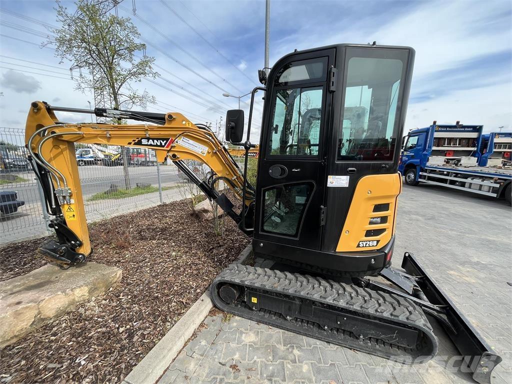 Sany SY 26 U Minigraafmachines < 7t