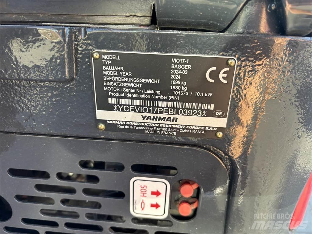 Yanmar ViO17 Minigraafmachines < 7t