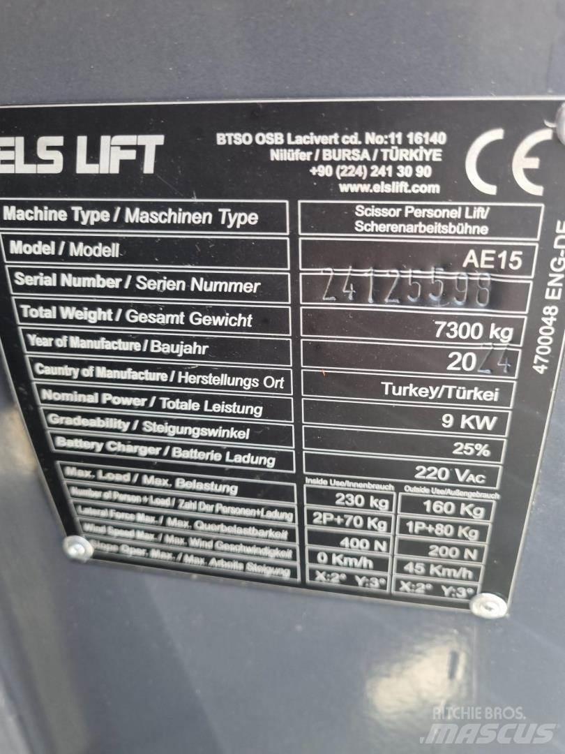 ELS LIFT AE15 Knikarmhoogwerkers