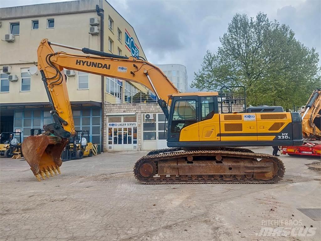 Hyundai HX330L Rupsgraafmachines