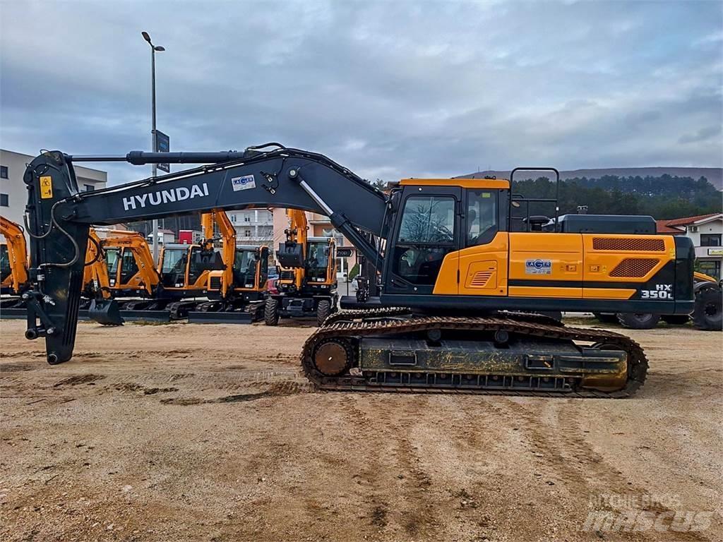 Hyundai HX350L Rupsgraafmachines