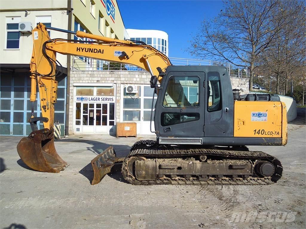 Hyundai R140LCD-7A Rupsgraafmachines