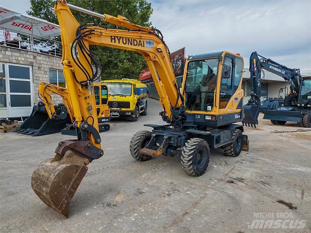 Hyundai R55W-9 Minigraafmachines < 7t