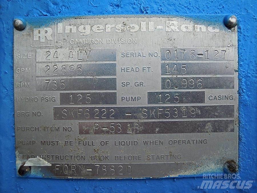 Ingersoll Rand 24 ALV Waterpompen
