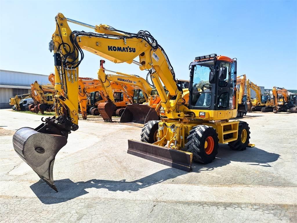 Komatsu PW118MR-8 Wielgraafmachines