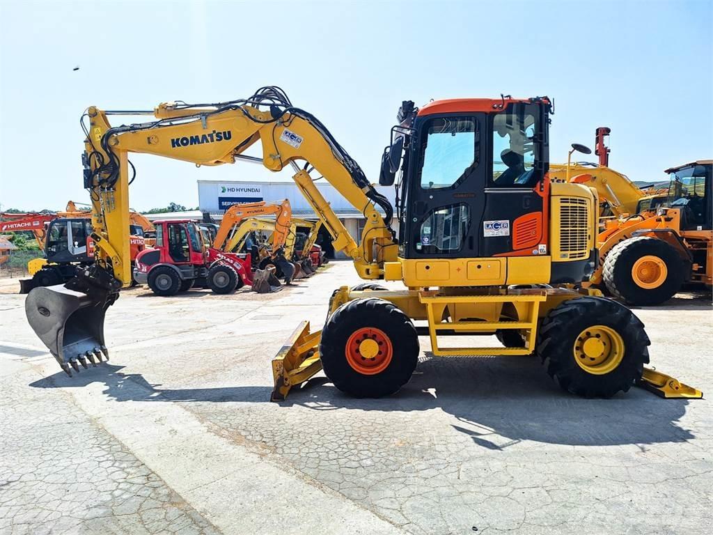 Komatsu PW118MR-8 Wielgraafmachines