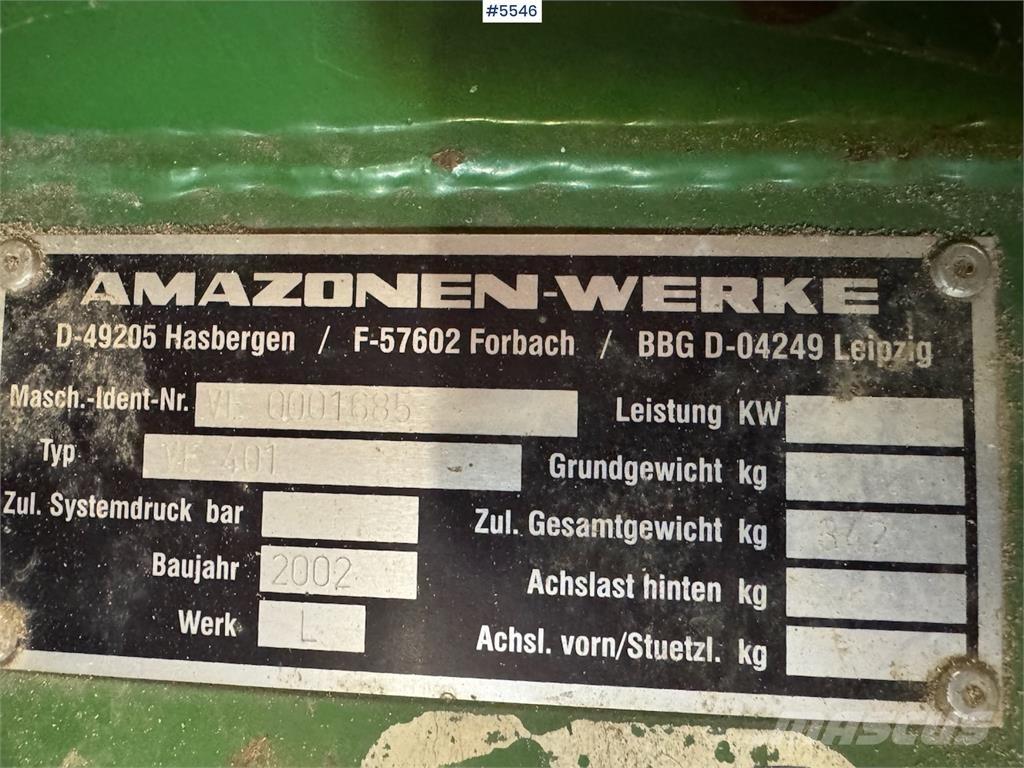 Amazone VE 401 Zaaimachines