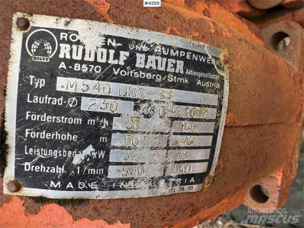 Bauer M540 Drijfmesttanks