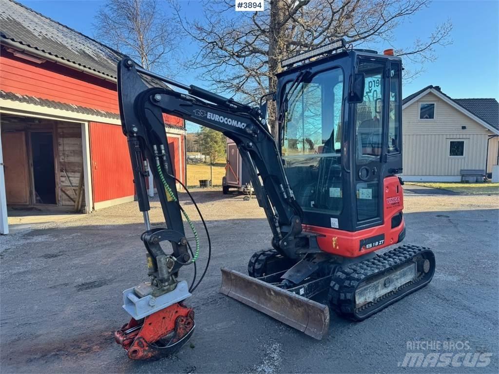 Euromach ES18ZT Rupsgraafmachines
