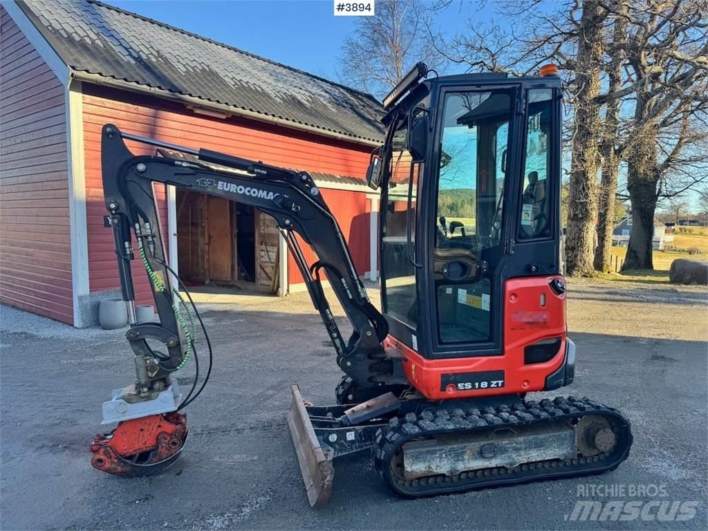 Euromach ES18ZT Rupsgraafmachines