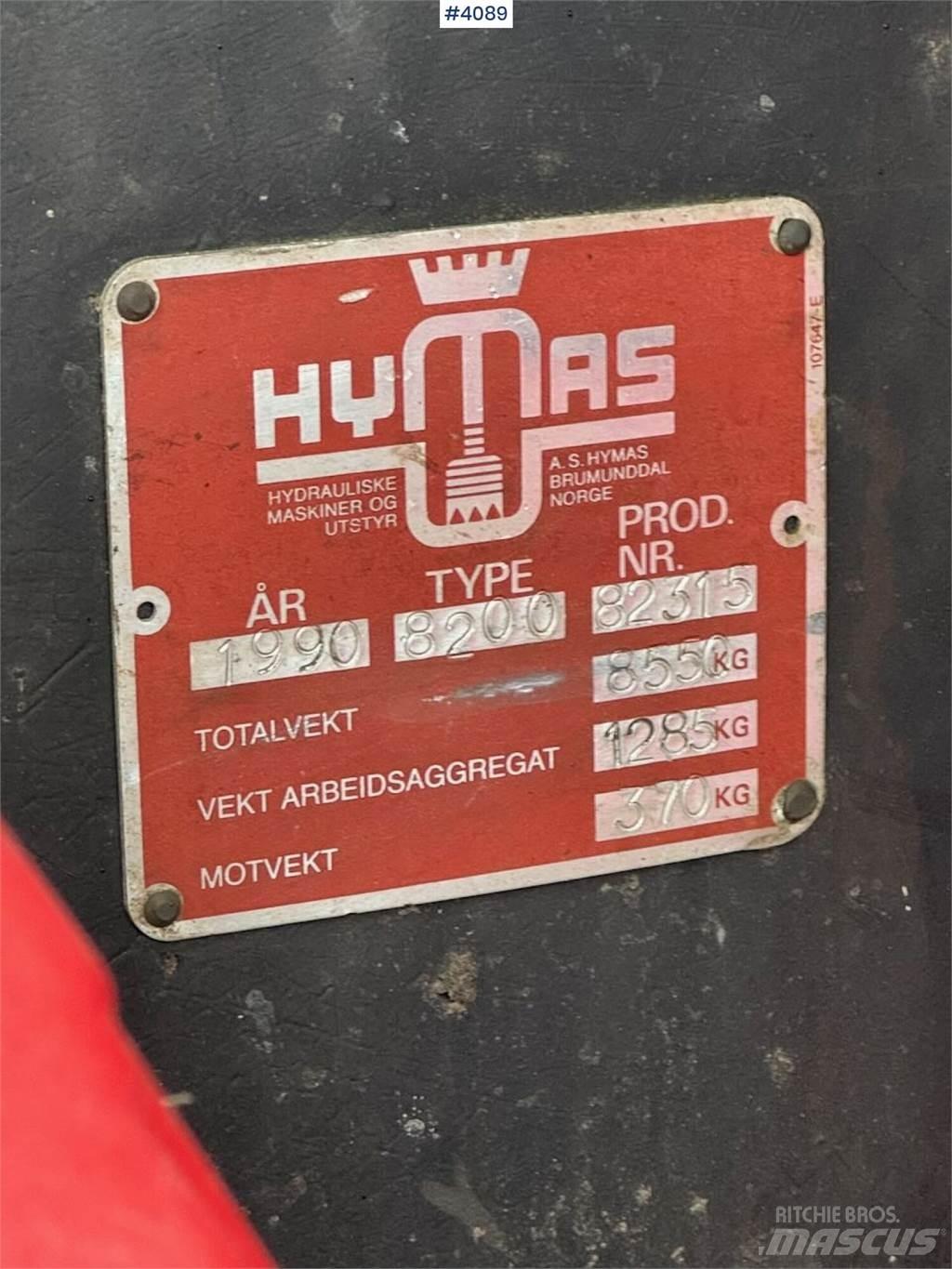 Hymas 8200 Rupsgraafmachines