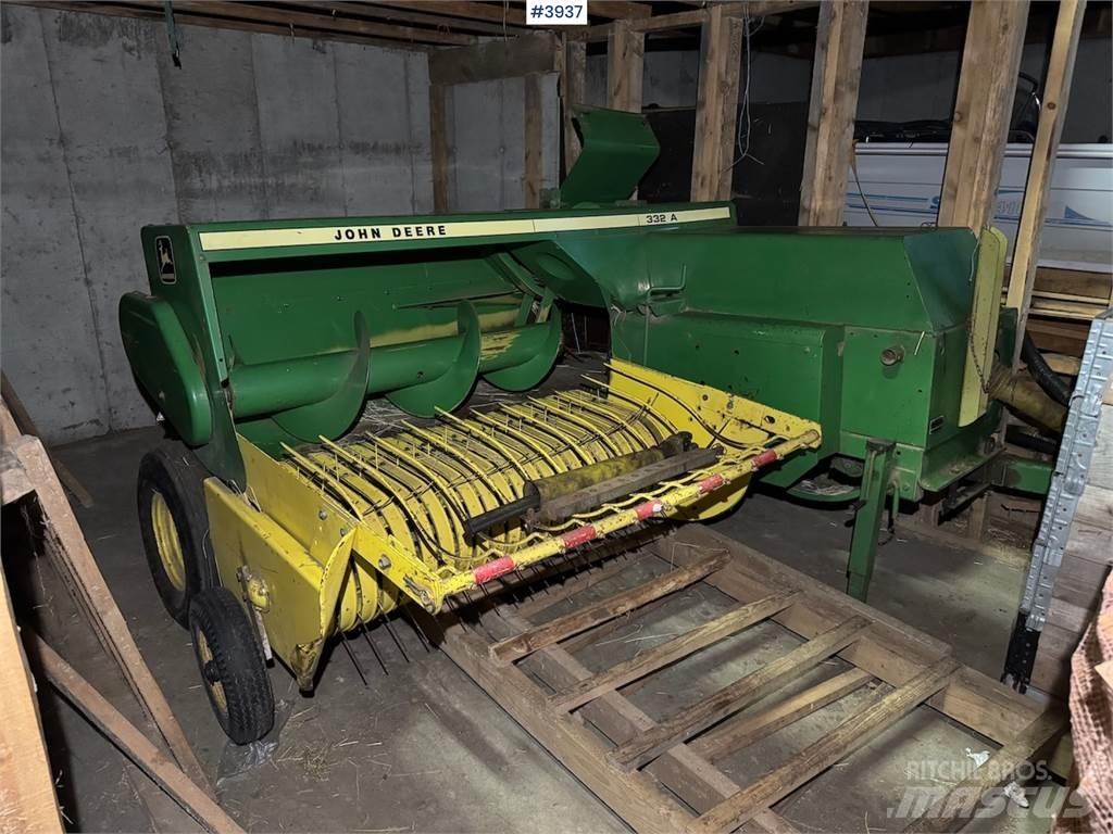 John Deere 332 A Overige rooimachines