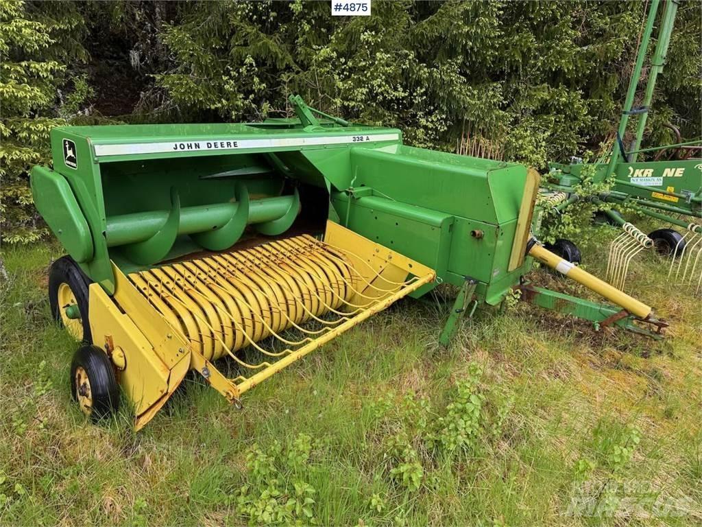 John Deere 332 A Overige rooimachines