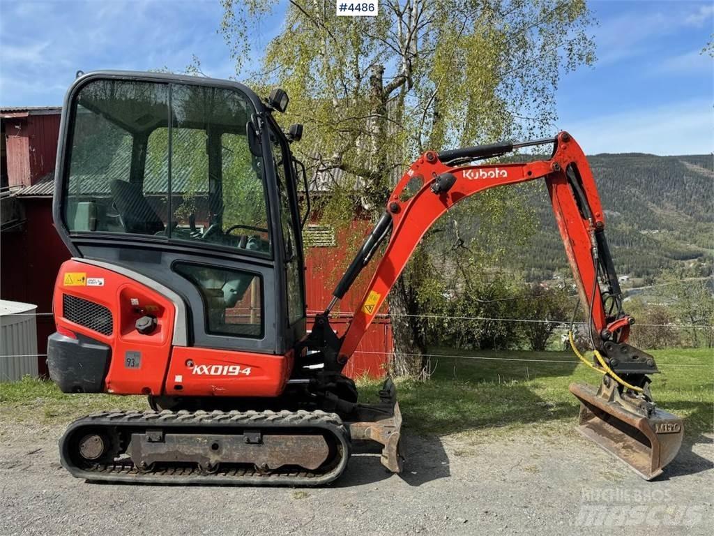 Kubota KX019 Rupsgraafmachines