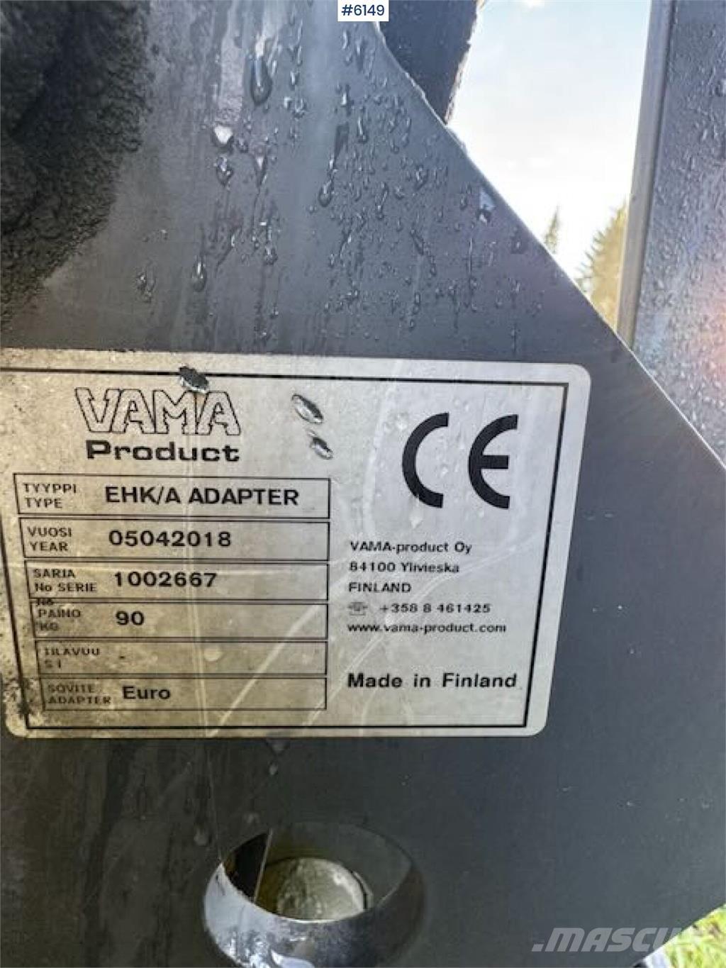 Vama Frontkost Getrokken spuitmachines