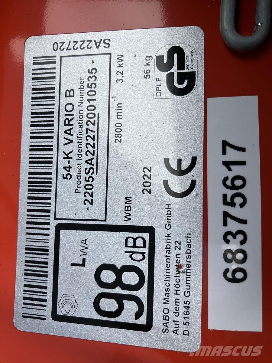  54- K Vario B Terreinbeheermachines - overige