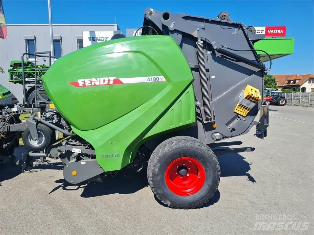 Fendt 4180 V XTRA Ronde-balenpersen