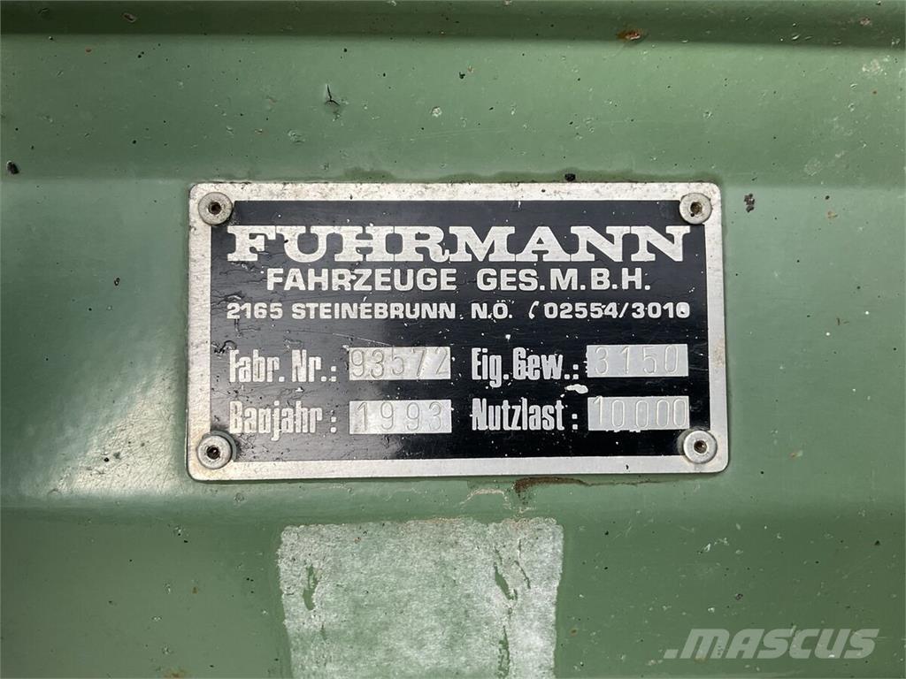 Fuhrmann FF 10.000 Kipperaanhangers