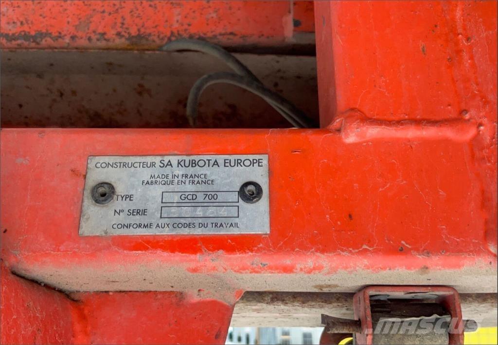 Kubota GCD 700 Terreinbeheermachines - overige