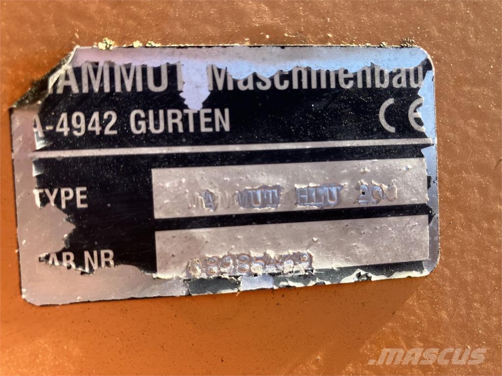 Mammut HLU 200 Voorladeraccessoires