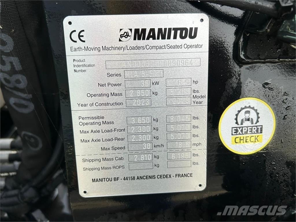 Manitou MLA 5-50 Voorladers en gravers