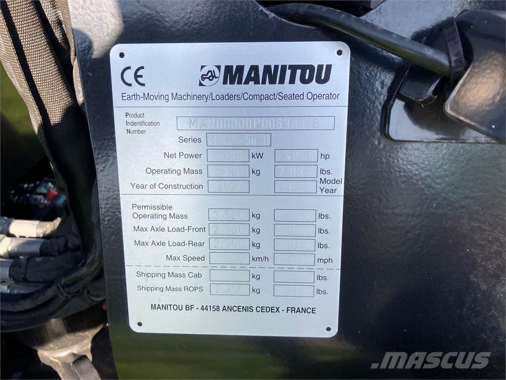 Manitou MLA5-50 Voorladers en gravers