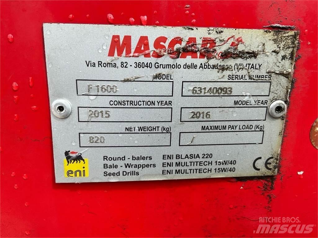 Mascar F1600 Overige hooi- en voedergewasmachines