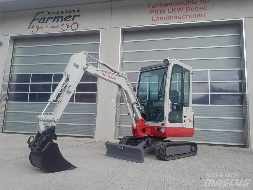 Takeuchi TB016 Minigraafmachines < 7t