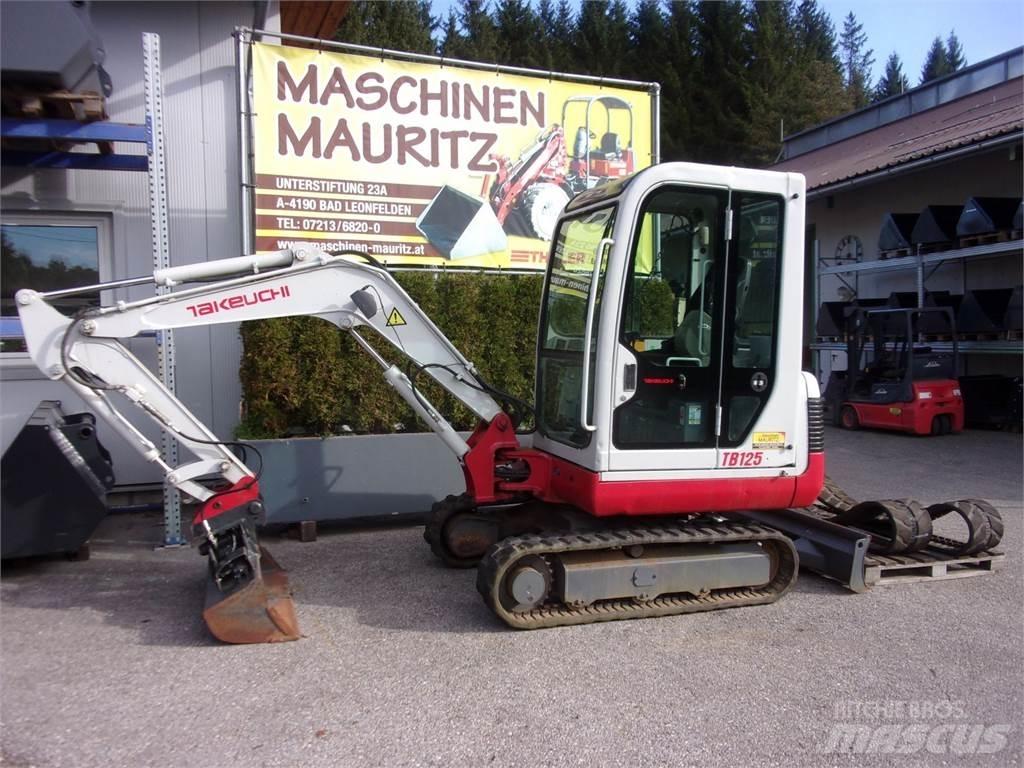 Takeuchi TB125 Minigraafmachines < 7t