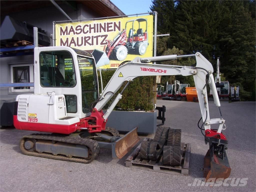 Takeuchi TB125 Minigraafmachines < 7t