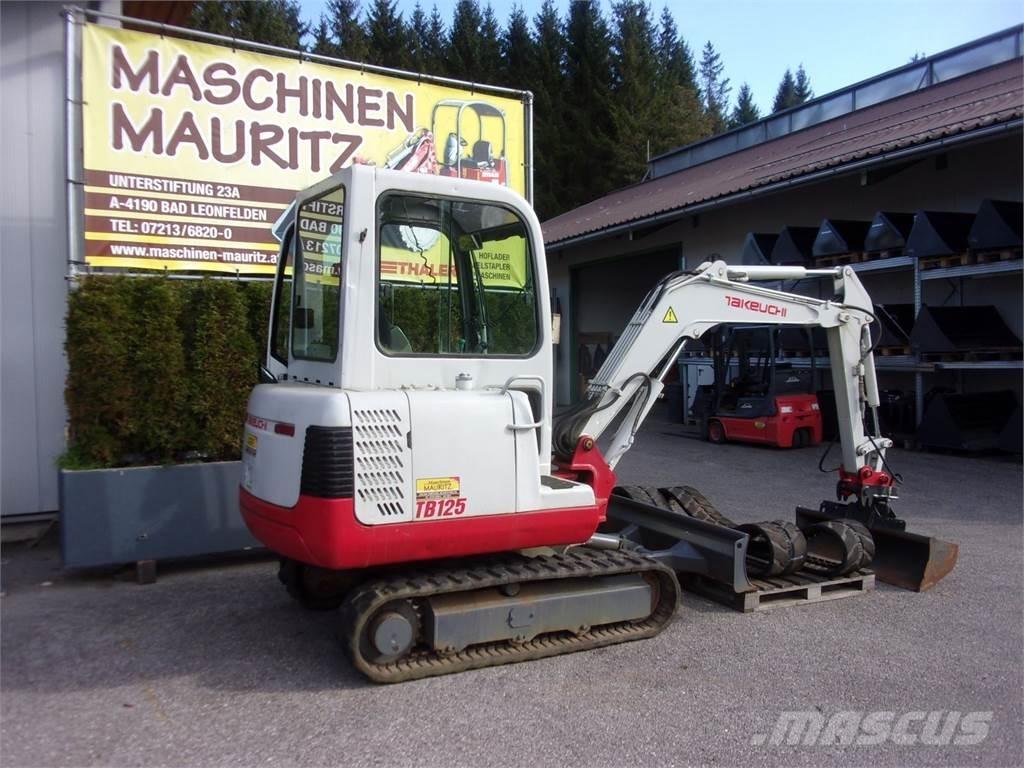 Takeuchi TB125 Minigraafmachines < 7t