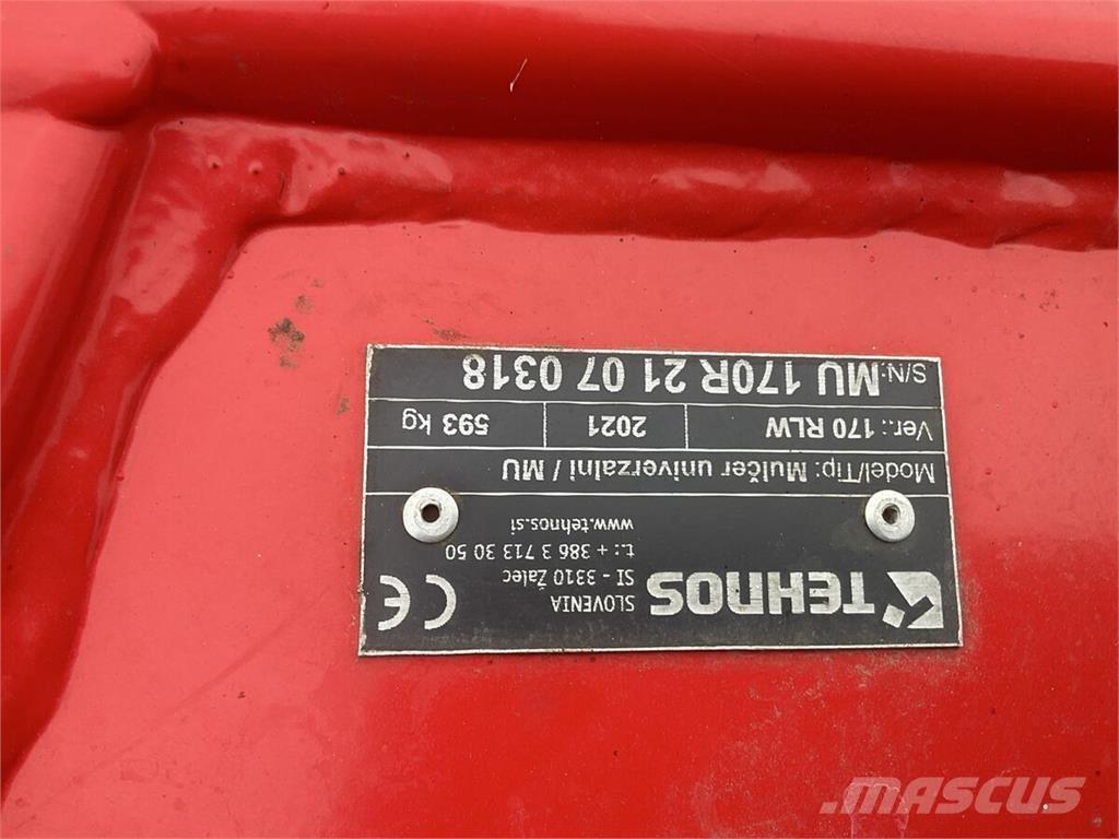 Tehnos MU 170 RLW Klepelmaaiers