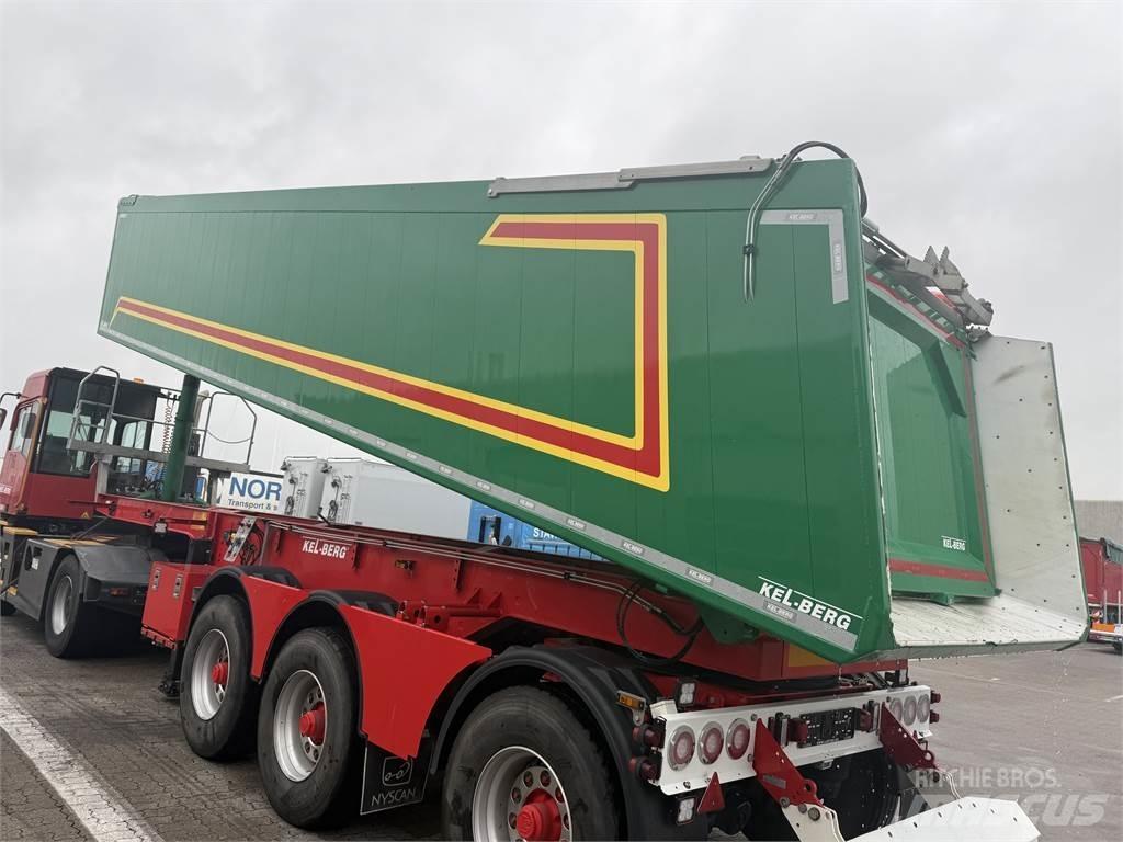 Kel-Berg 31 m³ Opleggers met meesturende achterwielen