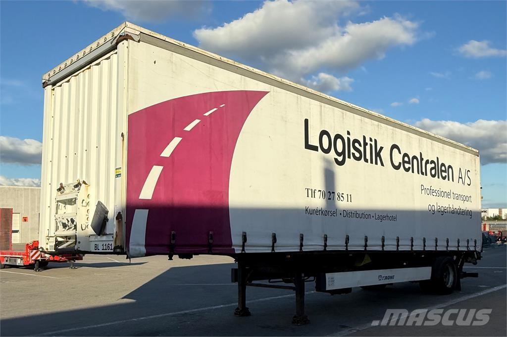 Krone 27 pl. Opleggers met meesturende achterwielen