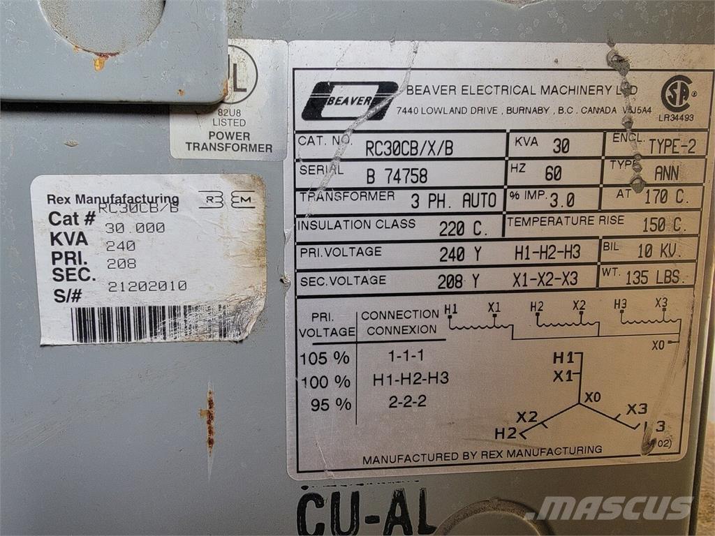  BEAVER RC30CB/X/B Bouw - Overige