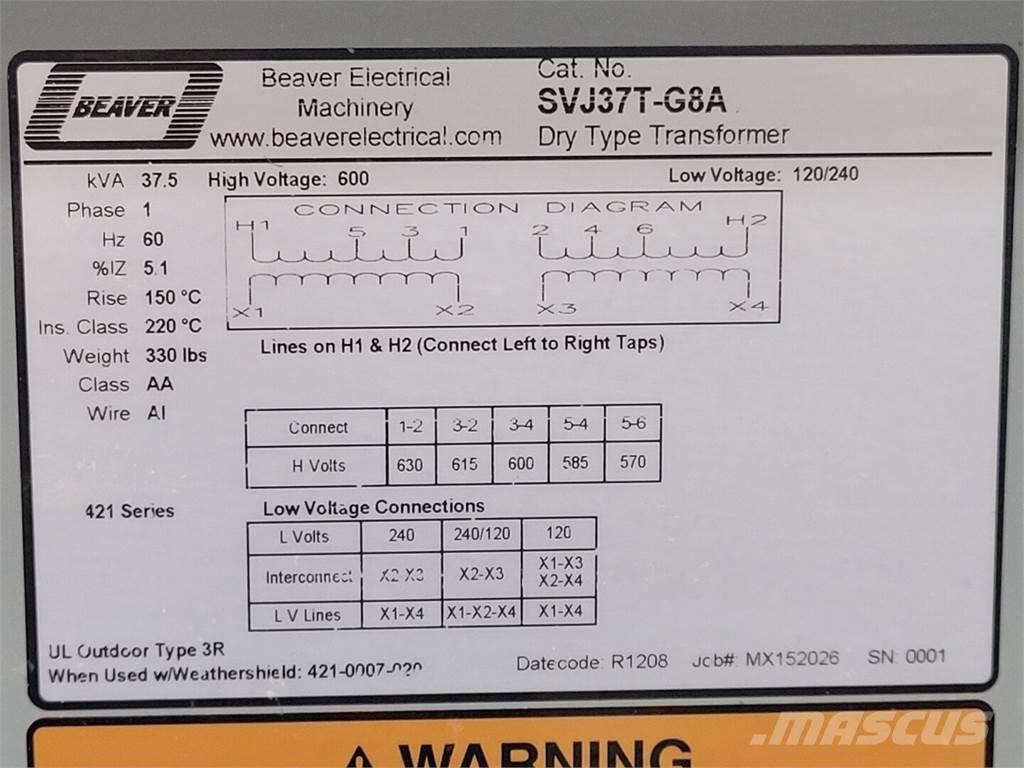  BEAVER SVJ37T-G8A Bouw - Overige