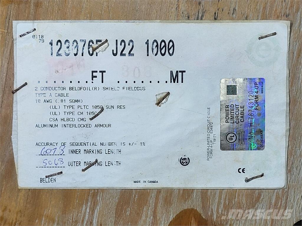  BELDEN 123076F Bouw - Overige