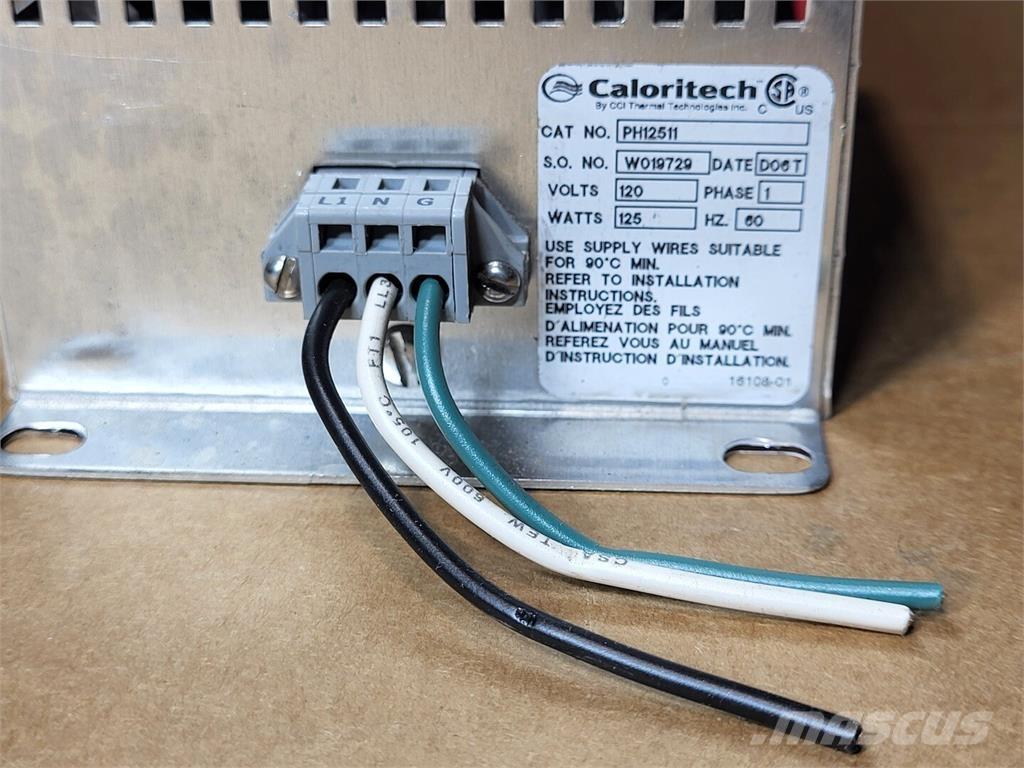  CALORITECH PH1251T1 Verhittings en ontdooi apparatuur