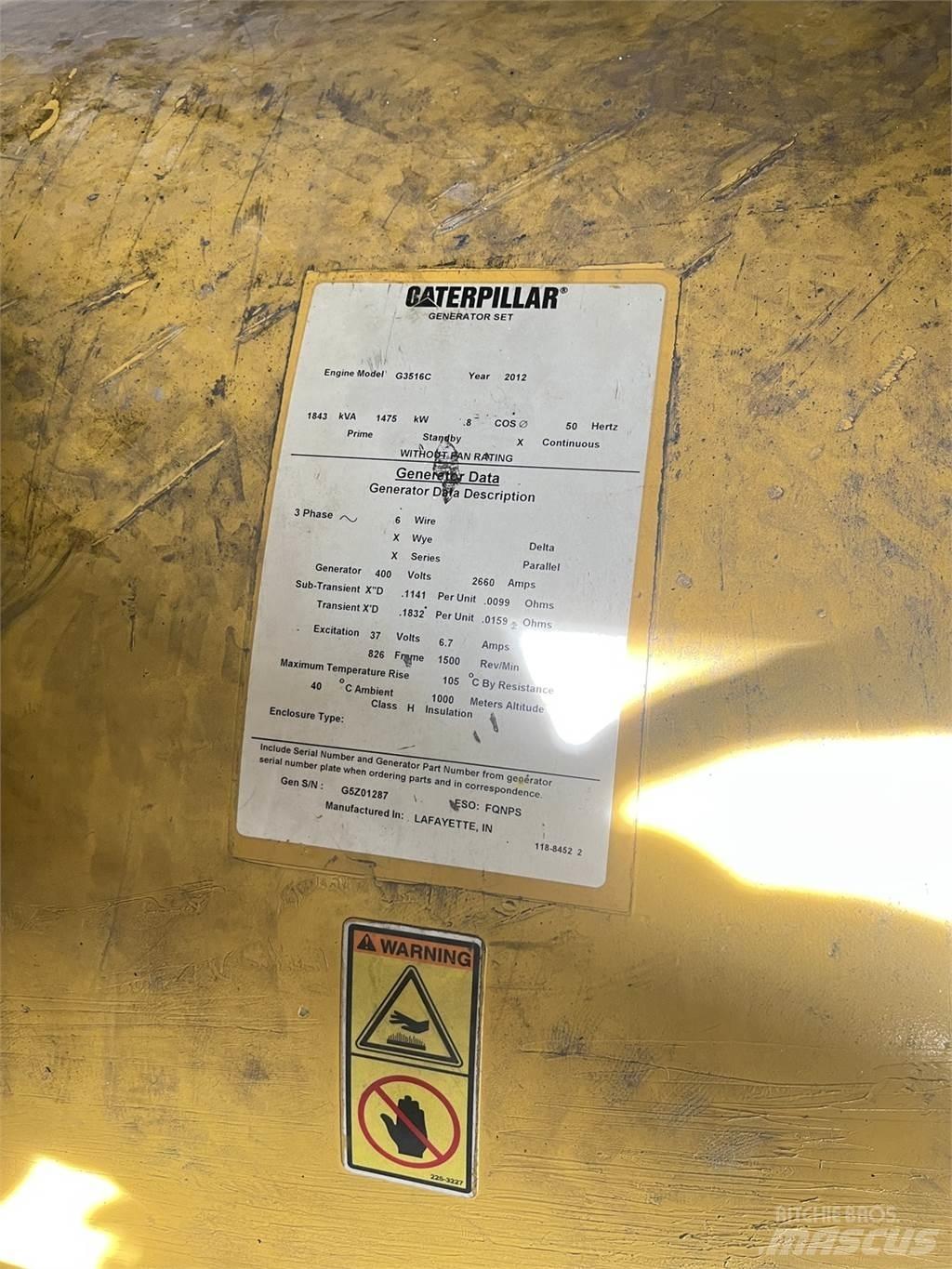 CAT SR4B-GD Diesel generatoren
